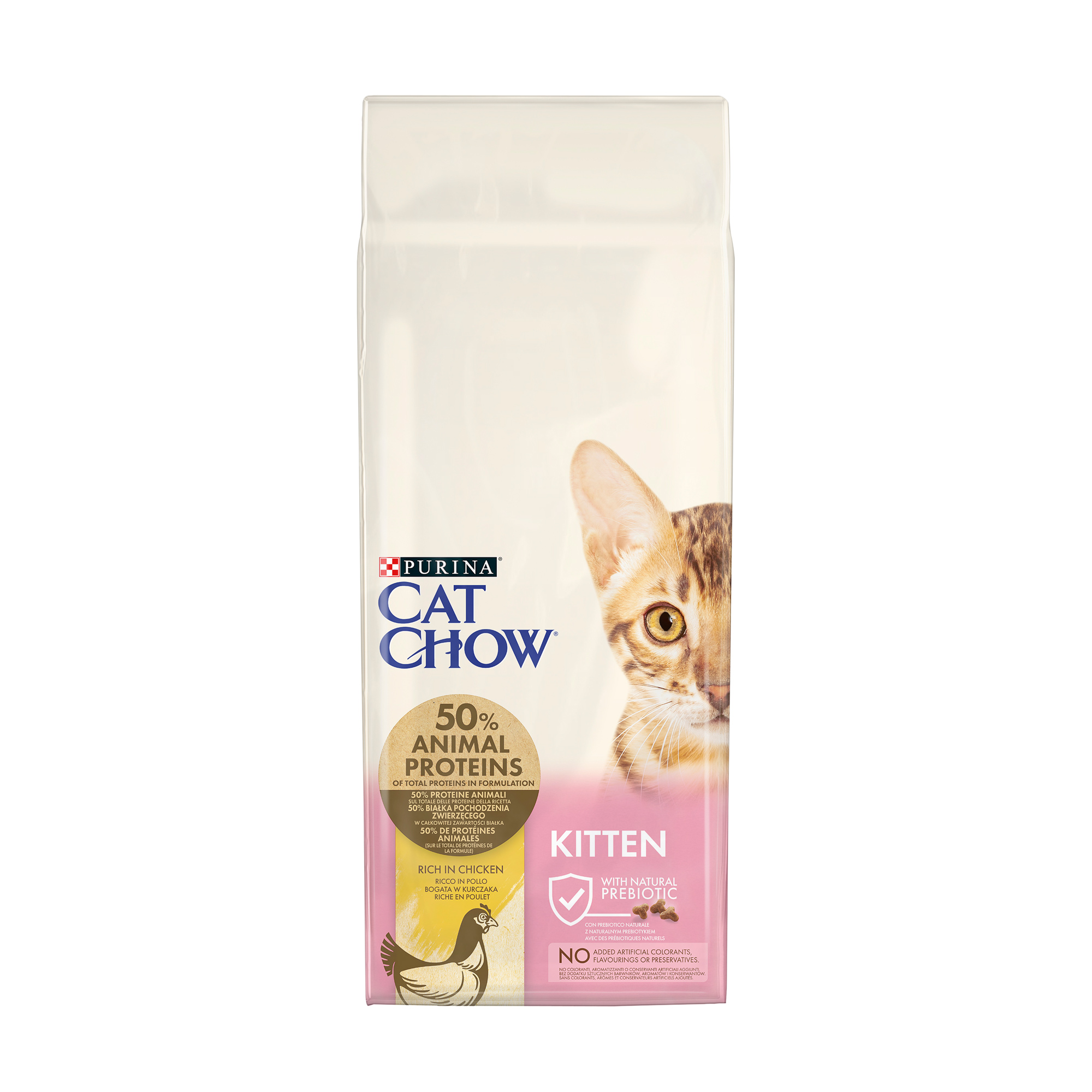 Сухий корм для кошенят Cat Chow Kitten з куркою, 15 кг